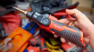 Does a Battery Powered Soldering Iron Get the Job Done  Milwaukee M12 Soldering Iron Model 248820 [upl. by Lat]