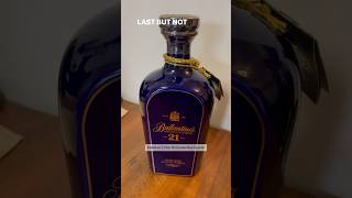 Ballantine’s 21 Year Old Blue Ceramic Decanter Scotch Whisky [upl. by Ebanreb136]