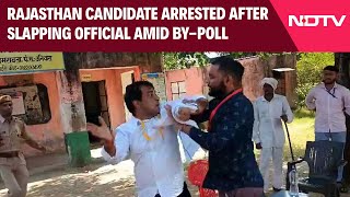 Naresh Meena  Watch Rajasthan Candidate Who Slapped Official Arrested Amid High Drama [upl. by Renzo]