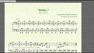 Super Metroid  Ridley Theme Piano Sheet Music [upl. by Tennek]