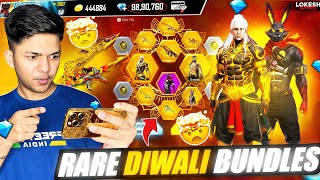 Buying Rare Diwali Bundles In Subscriber Account Worth 20000 Diamonds 💎 Free Fire [upl. by Valera]