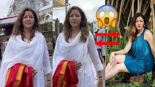 Heroine Aditi Govitrikar At Tirumala Devasthanam  Viswaj Sen  Cinema Updates  Daily Filmy [upl. by Osher629]