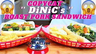 COPYCAT DiNiCs PORK SANDWICH HOWTO DiNiCs ROAST PORK SANDWICH PHILLY RECIPE YOUTUBE VIDEO RECIPE [upl. by Nosrac31]