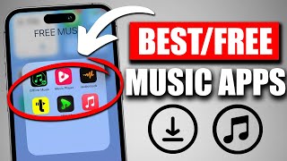 Top 3 Best FREE Music Apps For iPhoneAndroid 2024  Offline Music [upl. by Plato690]