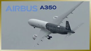 IMPRESSIVE Airbus A350 TAKE OFF from Hamburg Finkenwerder Airport [upl. by Josephina]