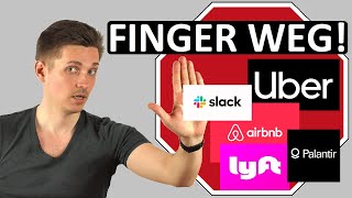 Börsengänge 2019 Finger weg von IPOs Uber Lyft Airbnb und Co [upl. by Aikrahs]