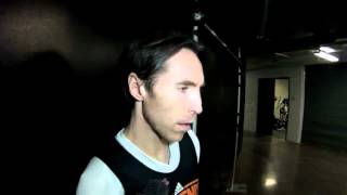 STEVE NASH PRACTICE IN SUNS PRACTICE JERSEY [upl. by Florella]