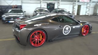 STRAIGHT PIPES Ferrari 458 Italia  LOUDEST EVER [upl. by Munmro582]