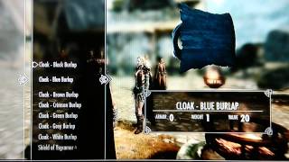 Skyrim Mods Xbox 360  Cloaks of Skyrim [upl. by Ibok]