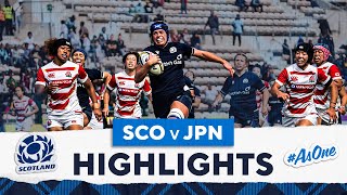 HIGHLIGHTS  Scotland v Japan  WXV2 [upl. by Teodorico933]