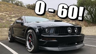 Cammed Mustang GT 060 Test Amazing Results [upl. by Stoecker]