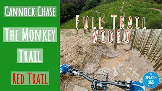 Riding the Monkey Trail Cannock Chase  Full Trail Video [upl. by Aimo215]