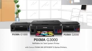 Canon PIXMA Ink Efficient G Series Printers [upl. by Ttocs]