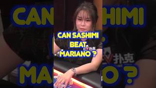 Can Sashimi Beat Marianopoker shorts Pokershorts [upl. by Javler955]