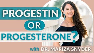 Should you take Progesterone or Progestin ps it matters [upl. by Gino]