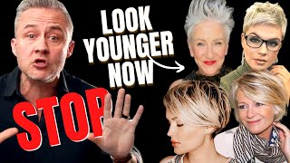 Short Hair Hairstyles for Women Over 50  AGEDEFYING LOOKS youthful antiaging shorthair [upl. by Assyral737]