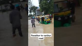 bangalore bangalorerains panathur varthuru bkboyvijay [upl. by Anadal811]