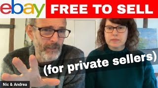 Free To List On ebay For Private Sellers  Will This Benefit Business Sellers Too [upl. by Netnert]