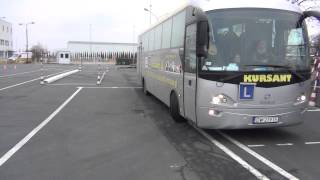 czII OSK Kursant  KatD Szkolenie na autobusie Plac egzaminacyjny WORD Wrocław [upl. by Anelrahc]