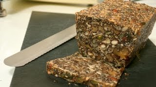 Nordic Nut Bread  Paleo Bread  Stone Age Bread [upl. by Gabbert]