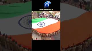 150 feet india Flag trandingvido shortvideo trandingviedo 💥💥 [upl. by Anaeirb139]