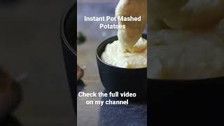 Mashed Potatoes Instant Pot [upl. by Wayland]