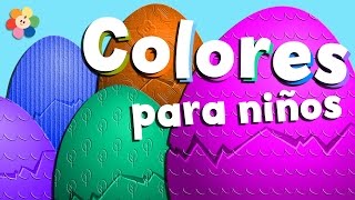 Aprender Colores para niños en Español con Huevos Sorpresas y Juguetes Infantiles [upl. by Tortosa]