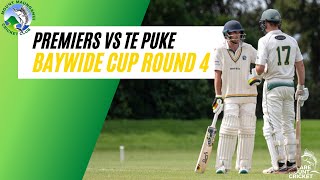 Premiers vs Te Puke BAYWIDE ROUND 4 [upl. by Nnahgaem114]