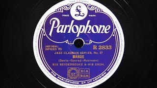 Bix Beiderbecke and His Gang – Margie [upl. by Attirehs]