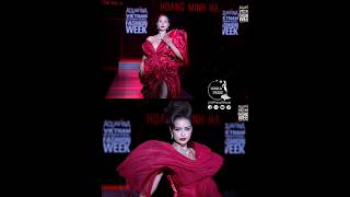 Á hậu Hương Ly catwalk mở màn Hoa Hậu Ngọc Châu catwalk Vedette Vietnam International Fashion Week [upl. by Alia]