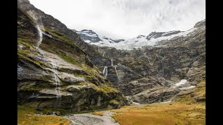 Earnslaw Burn Glacier Solo Hike [upl. by Orazal466]