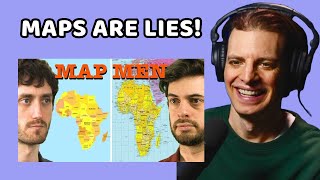 American Reacts to Why All World Maps Are Wrong [upl. by Sarina]