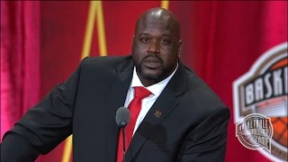 Shaquille O’Neal’s Basketball Hall of Fame Enshrinement Speech [upl. by Aicertal]