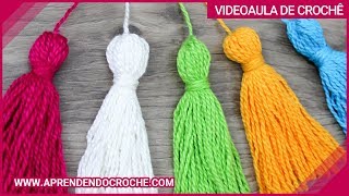 Aprendendo a fazer Tassel  Aprendendo Crochê [upl. by Forland]