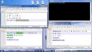 Octave Tutorial 23  UserDefined Functions Part 3 Another Example [upl. by Leander]