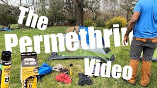 How to use permethrin the best defense against ticks sawyer ticks outdoors [upl. by Nivonod]