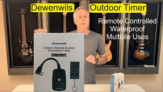 Dewenwils Light Sensor TImer For Energy Savings Plug In And Save [upl. by Adnavoj]