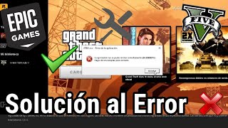 Como Solucionar el Error de GTAV en Epic Games  2023 [upl. by Dalston]