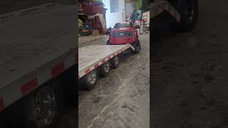 cen racing f450 red platinum loading on custom gooseneck [upl. by Sladen]