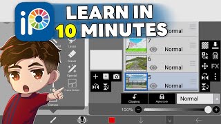 【ibispaint x】 Full Tutorial For Beginners [upl. by Nwonknu]