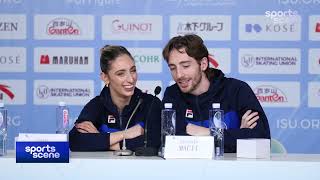 ISU Grand Prix Final｜Figure skating pairs talk about their plans of exploring Beijing city [upl. by Hyacinth]