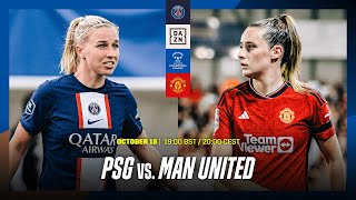 Paris SaintGermain vs Manchester United  UWCL Playoff Round 2nd leg Full Match [upl. by Nagek391]