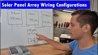 How to Design an Offgrid Solar Power Array Wire Configuration [upl. by Nrol]