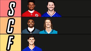 Ranking ALL 32 NFL Starting QBs Tier List [upl. by Airenahs]