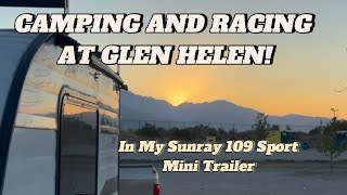 CAMPING and RACING DIRT BIKES In the Smallest Camper EVER Sunray 109 Sport [upl. by Ivets]