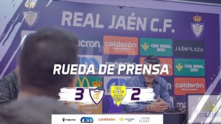 RUEDA DE PRENSA  J12 Real Jaén CF 3  2 CD Huétor Tájar [upl. by Felipe]