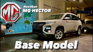 NextGen MG HECTOR Base Model with loaded features MGMotorIndia mgmotorindia mgmotor mghector [upl. by Cudlip152]