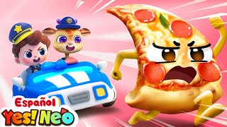 La Pizza Se Escapa  Yes Neo  Canciones Infantiles  BabyBus en Español [upl. by Fifi]