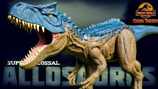 Mattel Jurassic World Chaos Theory Super Colossal Allosaurus Review [upl. by Montague]