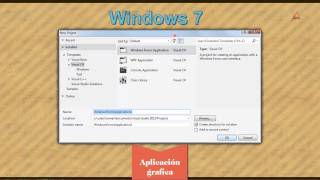 02 Curso de Visual C 2012 Creación de una aplicación gráfica [upl. by Elinor764]